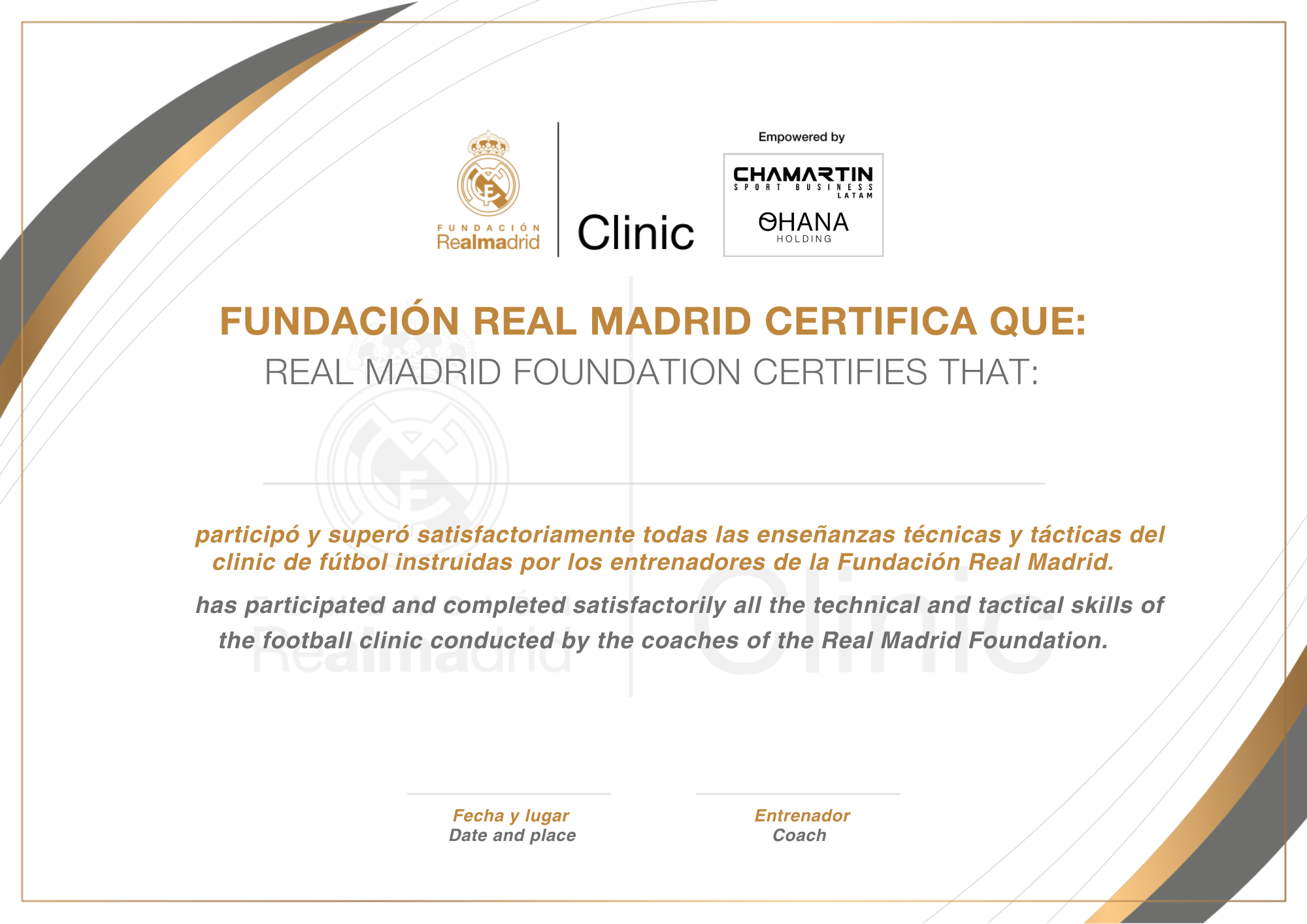 Certificado de Participación